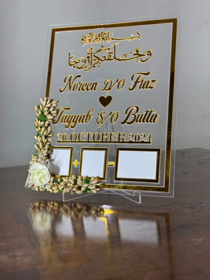 Nikah Thumb board