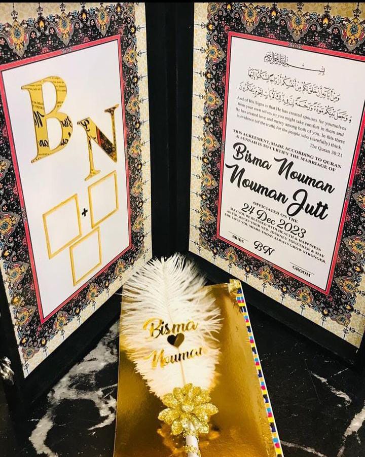 customized Nikkah Books