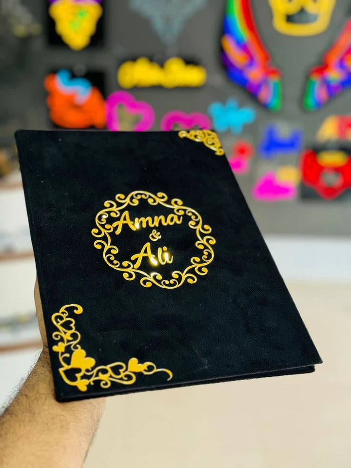 customized Nikkah Books